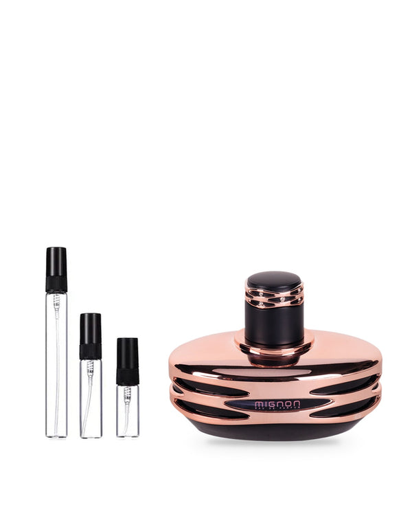 Armaf Mignon Black Woman sample – decant in glazen sprayflesje (2, 5 of 10 ml)