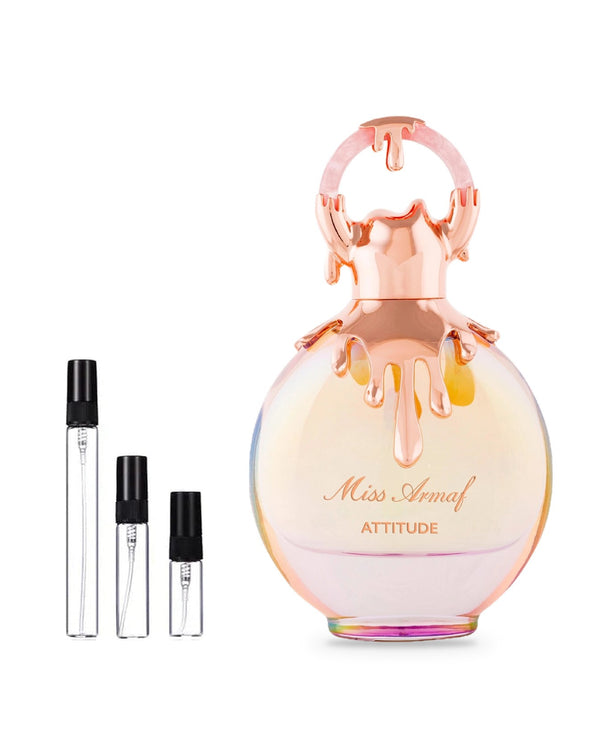 Armaf Miss Attitude sample – decant in glazen sprayflesje (2, 5 of 10 ml)