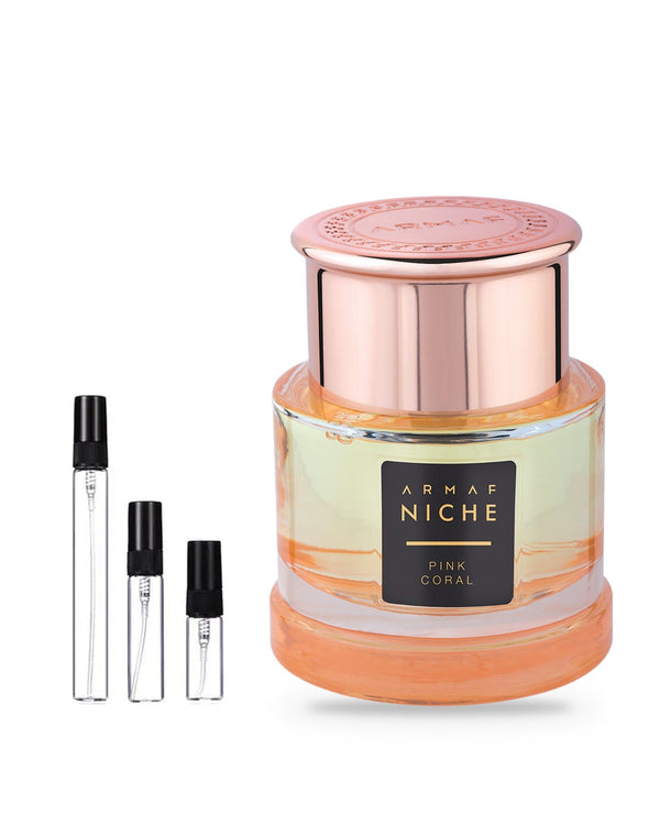 Armaf Niche Pink Coral sample – decant in glazen sprayflesje (2, 5 of 10 ml)