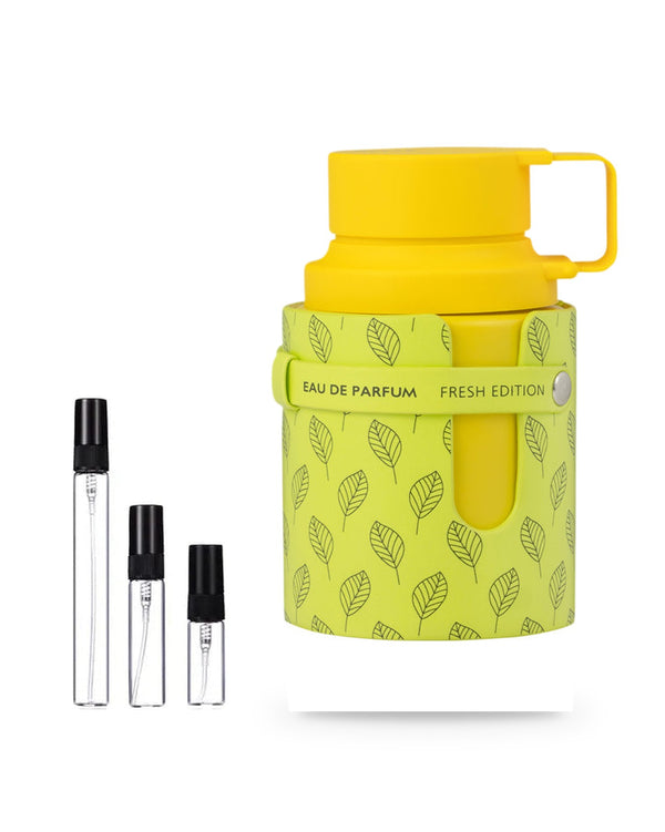 Armaf Odyssey Limoni Fresh Edition sample – decant in glazen sprayflesje (2, 5 of 10 ml)