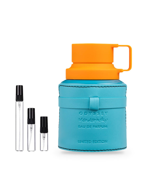 Armaf Odyssey Mandarin Sky Limited Edition sample – decant in glazen sprayflesje (2, 5 of 10 ml)