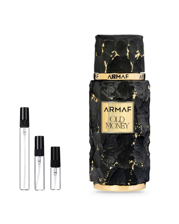 Armaf Old Money sample – decant in glazen sprayflesje (2, 5 of 10 ml)