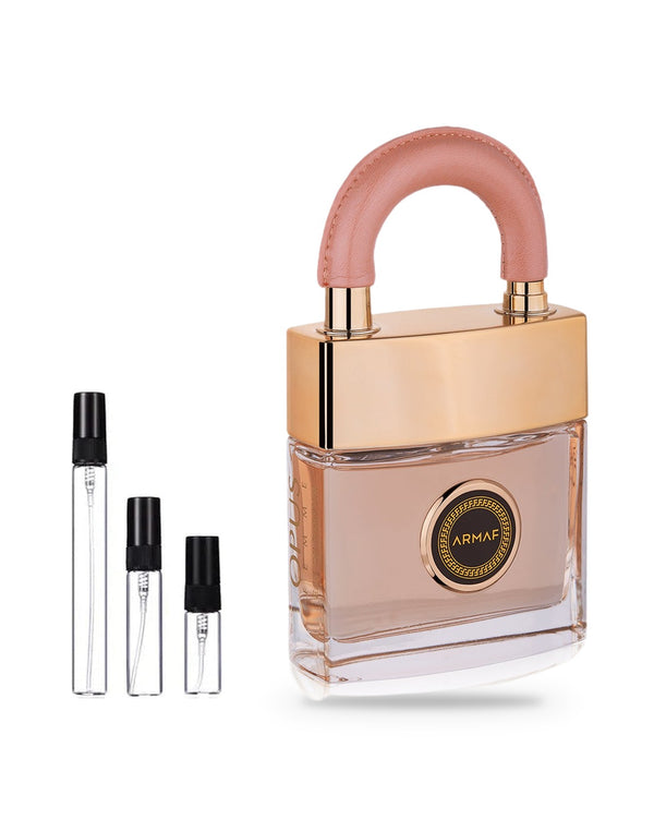 Armaf Opus Femme Woman sample – decant in glazen sprayflesje (2, 5 of 10 ml)