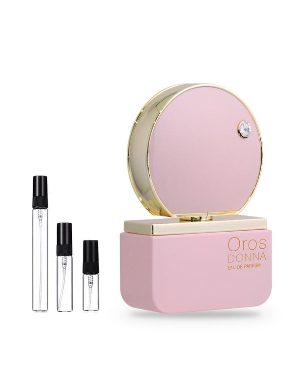 Armaf Oros Donna Woman sample – decant in glazen sprayflesje (2, 5 of 10 ml)