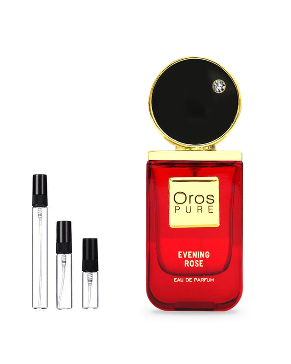 Armaf Oros Pure Evening Rose sample – decant in glazen sprayflesje (2, 5 of 10 ml)