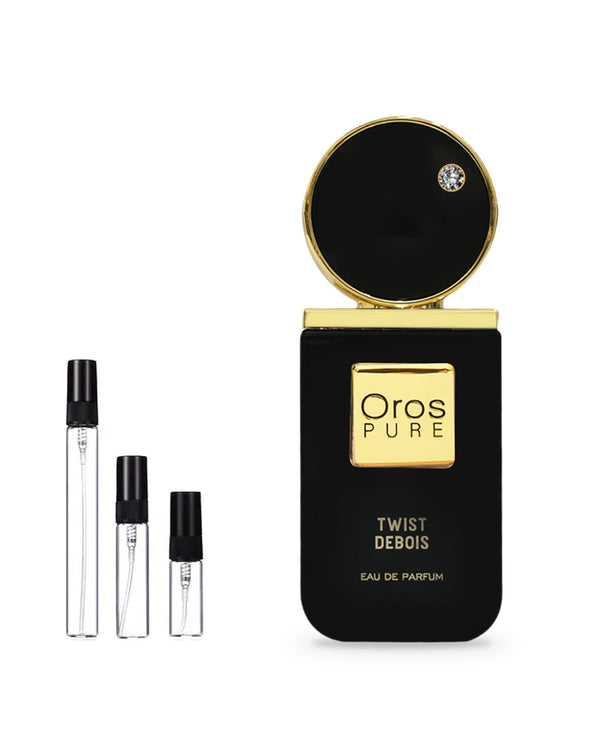 Armaf Oros Pure Twist Debois sample – decant in glazen sprayflesje (2, 5 of 10 ml)