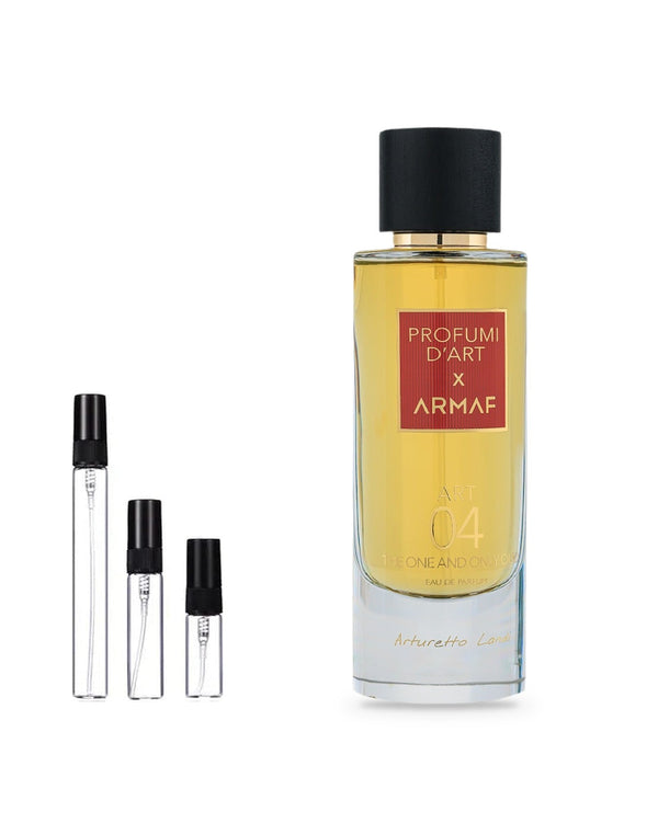Armaf Profumi D'art 04 the One and Only Oud sample – decant in glazen sprayflesje (2, 5 of 10 ml)
