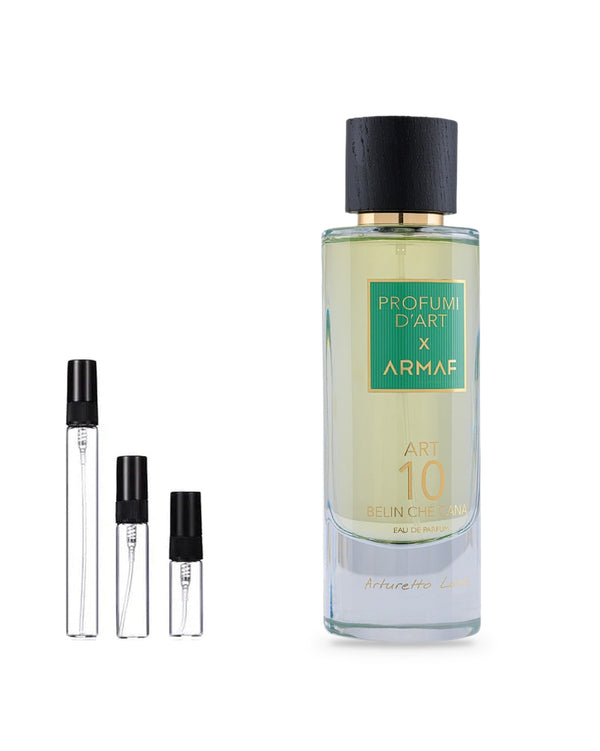 Armaf Profumi D'art 10 Belin Ché Cana sample – decant in glazen sprayflesje (2, 5 of 10 ml)
