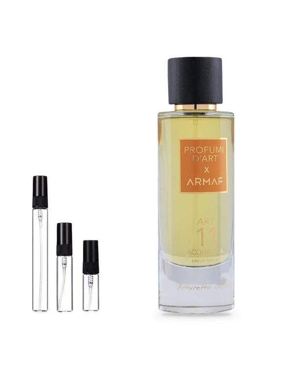 Armaf Profumi D'art 11 Acqua Tua sample – decant in glazen sprayflesje (2, 5 of 10 ml)