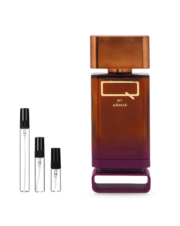 Armaf Q Intense sample – decant in glazen sprayflesje (2, 5 of 10 ml)