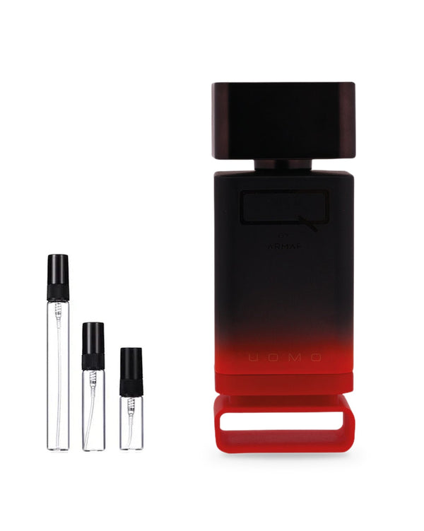Armaf Q Uomo Man sample – decant in glazen sprayflesje (2, 5 of 10 ml)