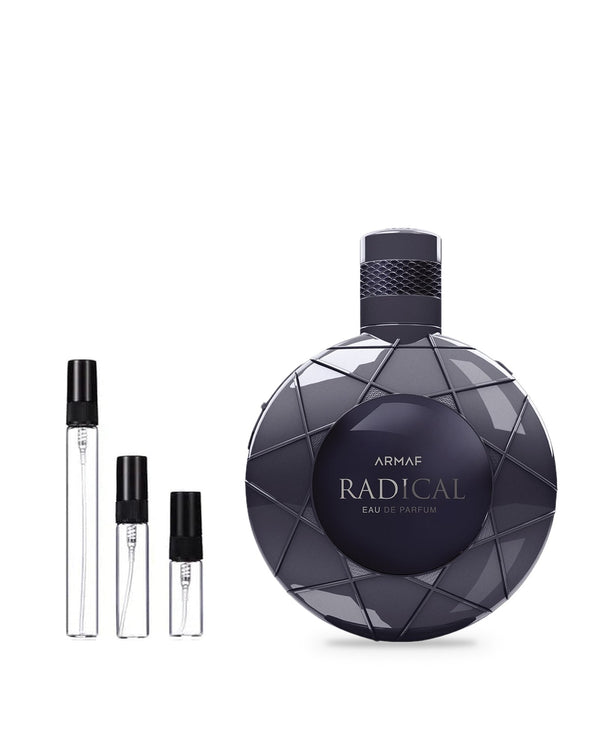 Armaf Radical Blue Man sample – decant in glazen sprayflesje (2, 5 of 10 ml)