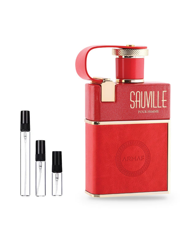 Armaf Sauville Woman sample – decant in glazen sprayflesje (2, 5 of 10 ml)