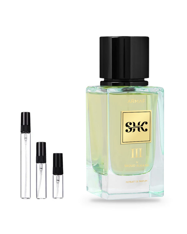 Armaf SHK III sample – decant in glazen sprayflesje (2, 5 of 10 ml)