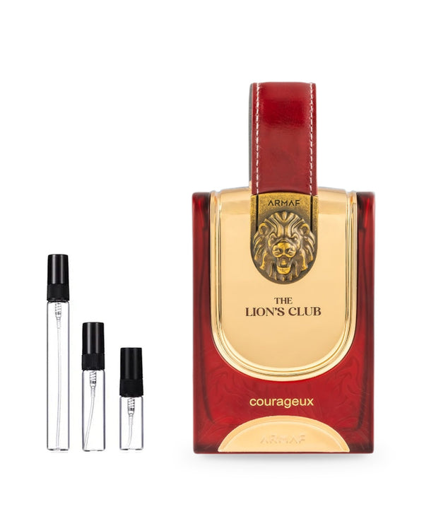 Armaf The Lion's Club - Courageux sample – decant in glazen sprayflesje (2, 5 of 10 ml)