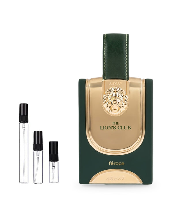 Armaf The Lion's Club - Feroce sample – decant in glazen sprayflesje (2, 5 of 10 ml)