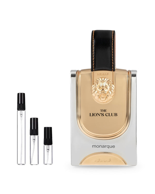 Armaf The Lion's Club - Monarque sample – decant in glazen sprayflesje (2, 5 of 10 ml)