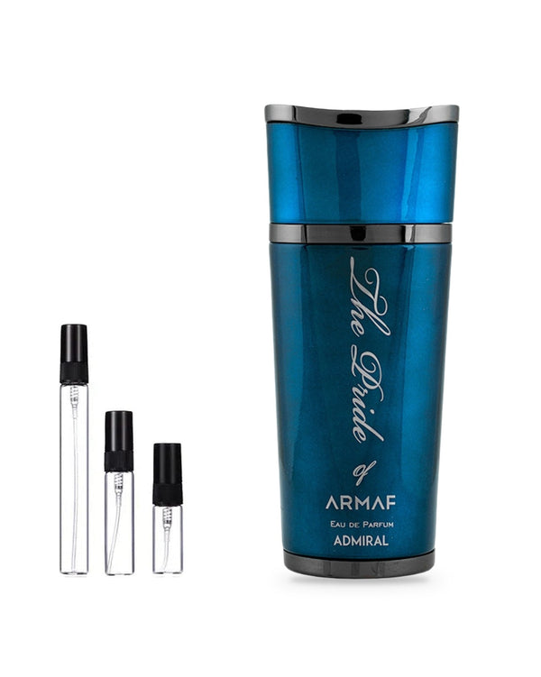 Armaf The Pride of Admiral sample – decant in glazen sprayflesje (2, 5 of 10 ml)