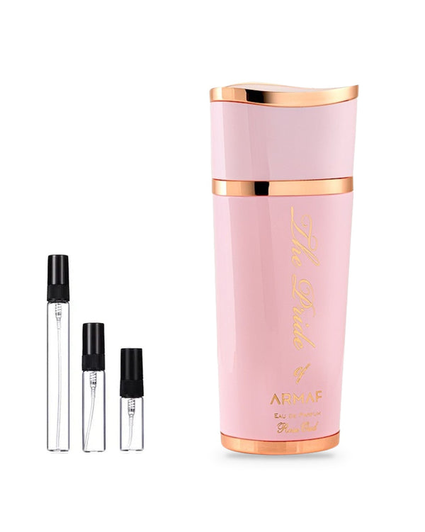 Armaf The Pride of Rose Oud sample – decant in glazen sprayflesje (2, 5 of 10 ml)