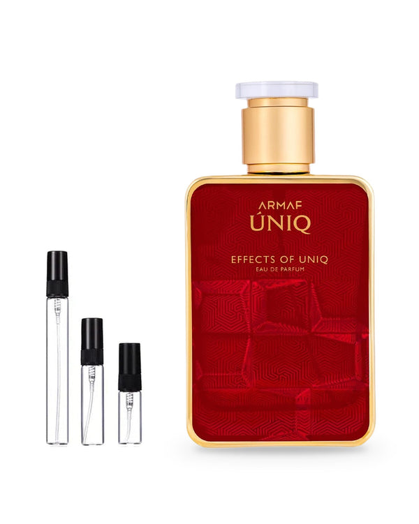 Armaf Uniq Effects of Uniq sample – decant in glazen sprayflesje (2, 5 of 10 ml)