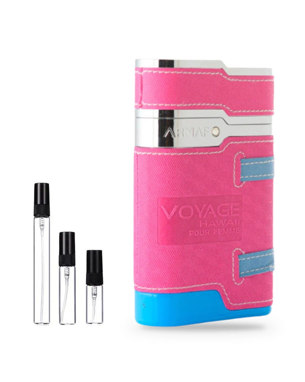 Armaf Voyage Hawaii sample – decant in glazen sprayflesje (2, 5 of 10 ml)
