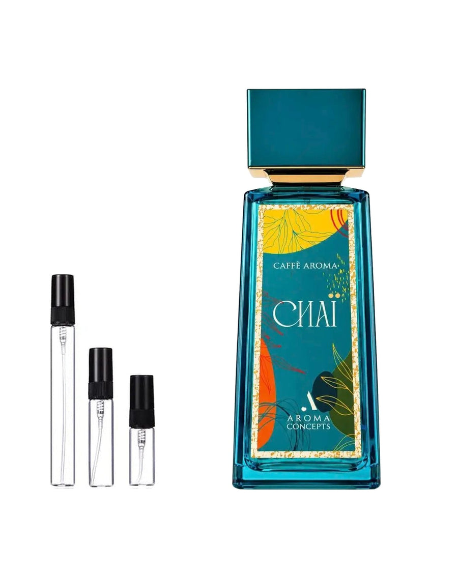 Aroma Concepts Caffe Aroma Chai sample – decant in glazen sprayflesje (2, 5 of 10 ml)