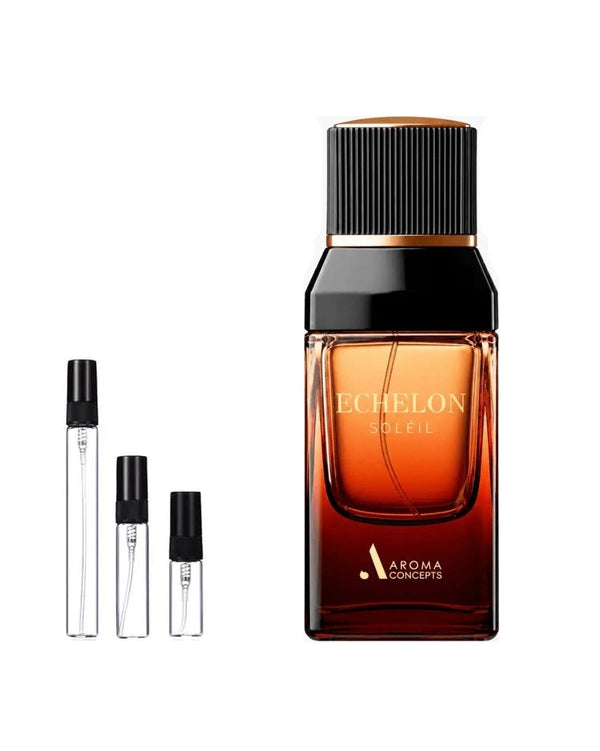 Aroma Concepts Echelon Soleil sample – decant in glazen sprayflesje (2, 5 of 10 ml)