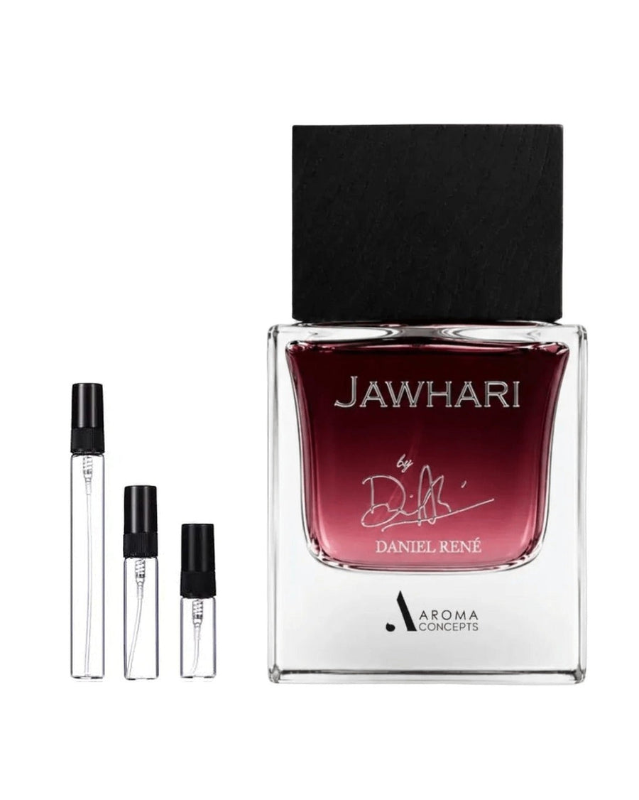 Aroma Concepts Jawhari sample – decant in glazen sprayflesje (2, 5 of 10 ml)