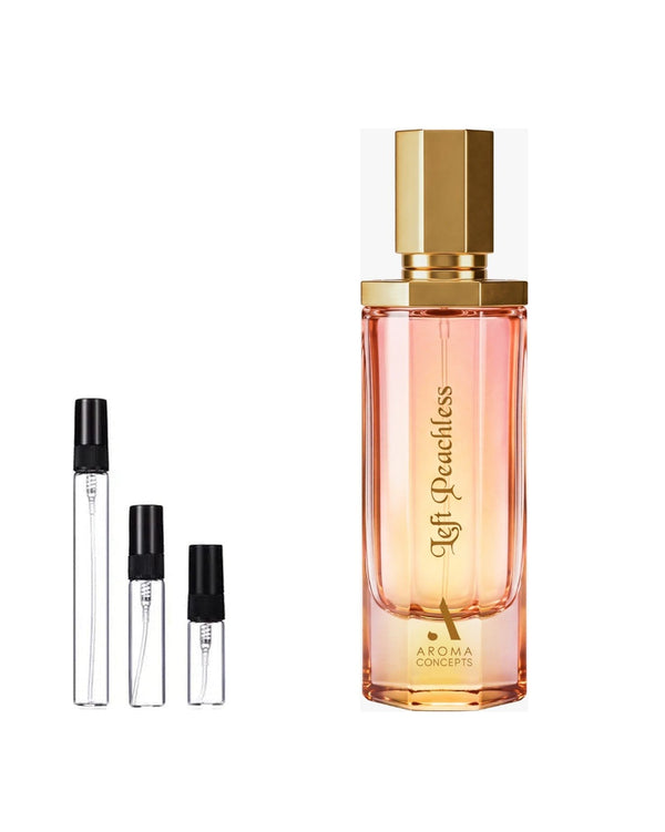 Aroma Concepts Left Peachless sample – decant in glazen sprayflesje (2, 5 of 10 ml)