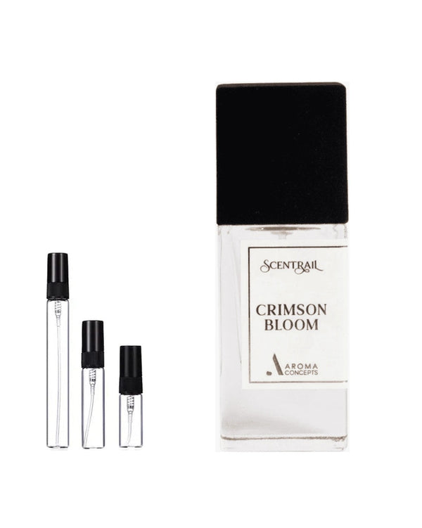 Aroma Concepts Scentrail Crimson Bloom sample – decant in glazen sprayflesje (2, 5 of 10 ml)