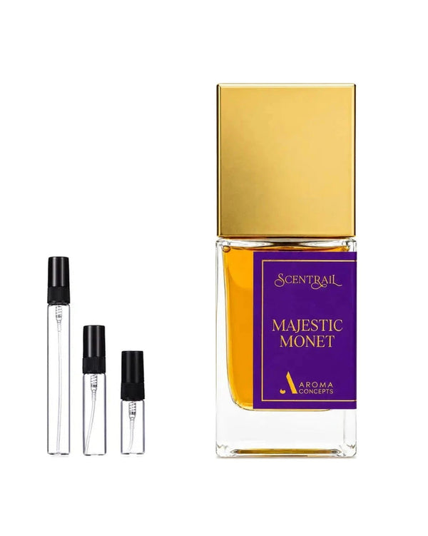 Aroma Concepts Scentrail Majestic Monet sample – decant in glazen sprayflesje (2, 5 of 10 ml)
