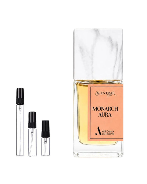 Aroma Concepts Scentrail Monarch Aura sample – decant in glazen sprayflesje (2, 5 of 10 ml)