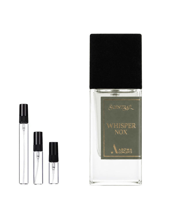 Aroma Concepts Scentrail Whisper Nox sample – decant in glazen sprayflesje (2, 5 of 10 ml)