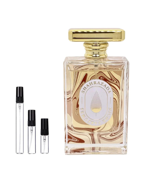 Aroma Concepts Shahrazada sample – decant in glazen sprayflesje (2, 5 of 10 ml)