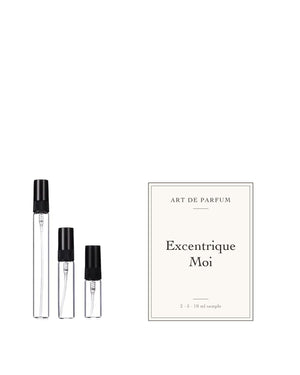Art de Parfum Excentrique Moi sample – decant in glazen sprayflesje (2, 5 of 10 ml)