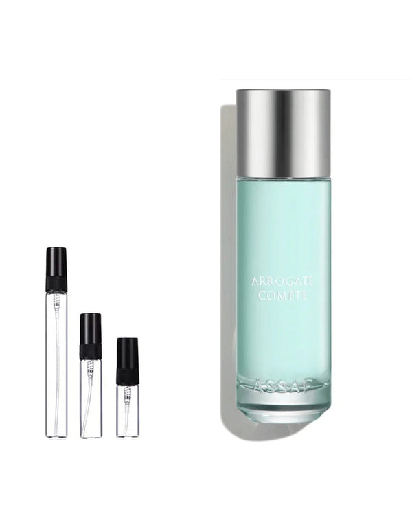 Assaf Arrogate Comete sample – decant in glazen sprayflesje (2, 5 of 10 ml)