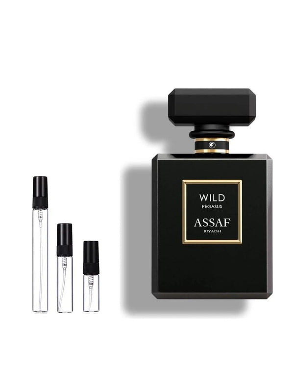 Assaf Black Wild sample – decant in glazen sprayflesje (2, 5 of 10 ml)