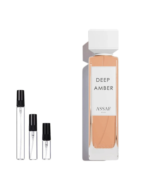Assaf Deep Amber sample – decant in glazen sprayflesje (2, 5 of 10 ml)
