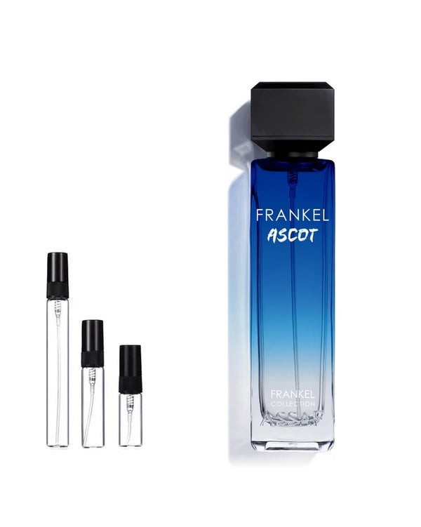 Assaf Frankel Ascot sample – decant in glazen sprayflesje (2, 5 of 10 ml)