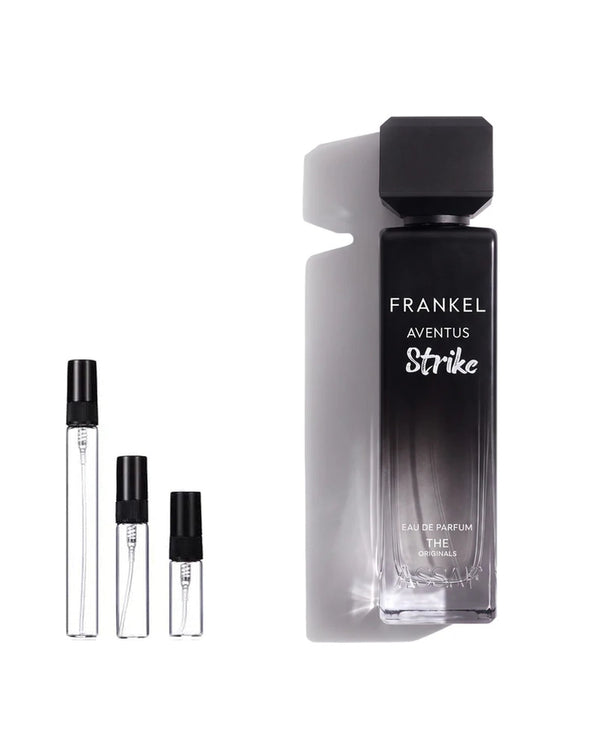 Assaf Frankel Aventus Strike sample – decant in glazen sprayflesje (2, 5 of 10 ml)