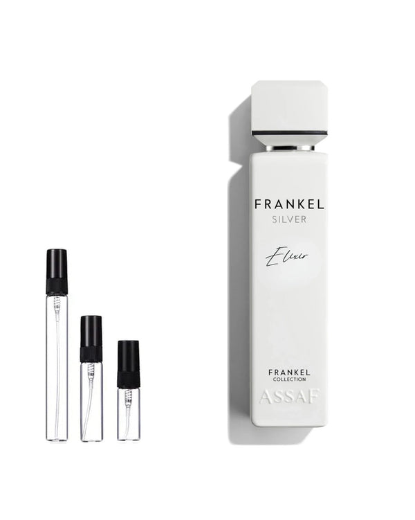 Assaf Frankel Silver Elixir sample – decant in glazen sprayflesje (2, 5 of 10 ml)