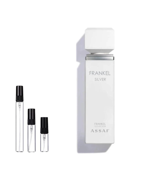 Assaf Frankel Silver sample – decant in glazen sprayflesje (2, 5 of 10 ml)