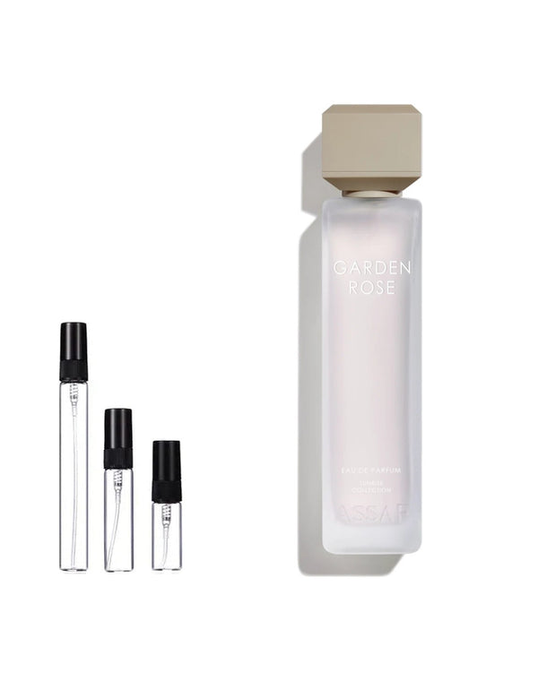 Assaf Garden Rose sample – decant in glazen sprayflesje (2, 5 of 10 ml)
