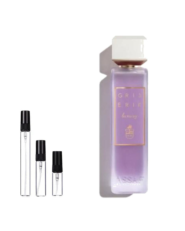Assaf Gris Erik sample – decant in glazen sprayflesje (2, 5 of 10 ml)