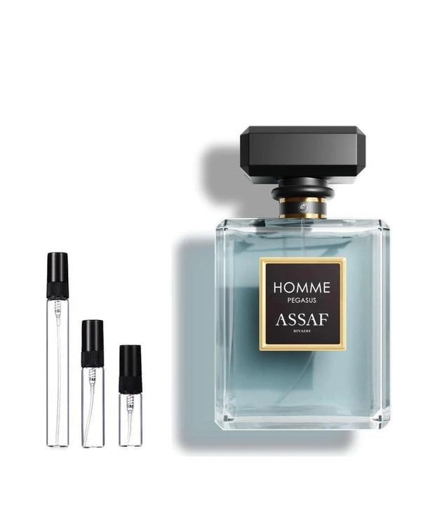 Assaf Homme Pegasus sample – decant in glazen sprayflesje (2, 5 of 10 ml)