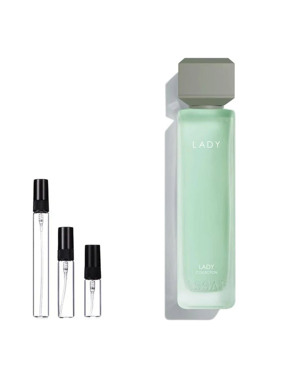 Assaf Lady sample – decant in glazen sprayflesje (2, 5 of 10 ml)