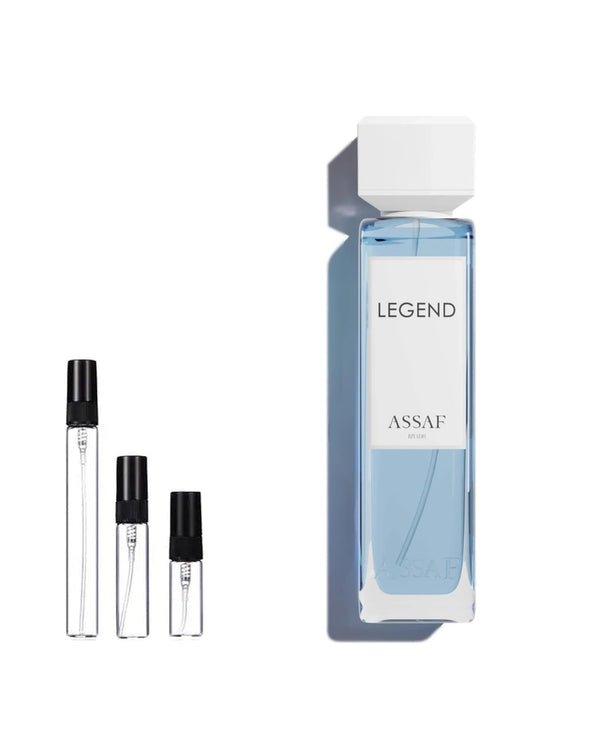 Assaf Legend sample – decant in glazen sprayflesje (2, 5 of 10 ml)