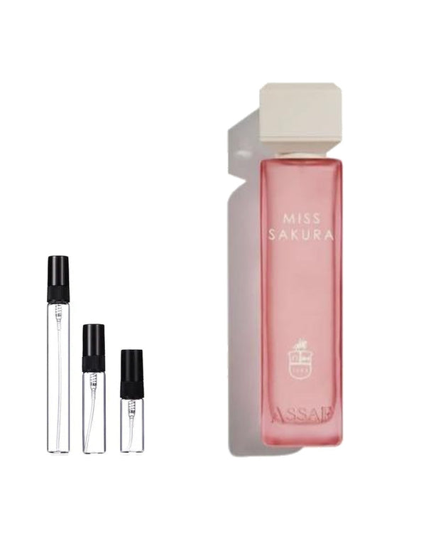 Assaf Miss Sakura sample – decant in glazen sprayflesje (2, 5 of 10 ml)