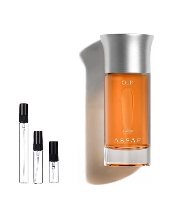 Assaf Pegasus Oud sample – decant in glazen sprayflesje (2, 5 of 10 ml)