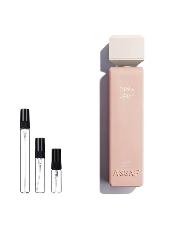 Assaf Pink Lady sample – decant in glazen sprayflesje (2, 5 of 10 ml)